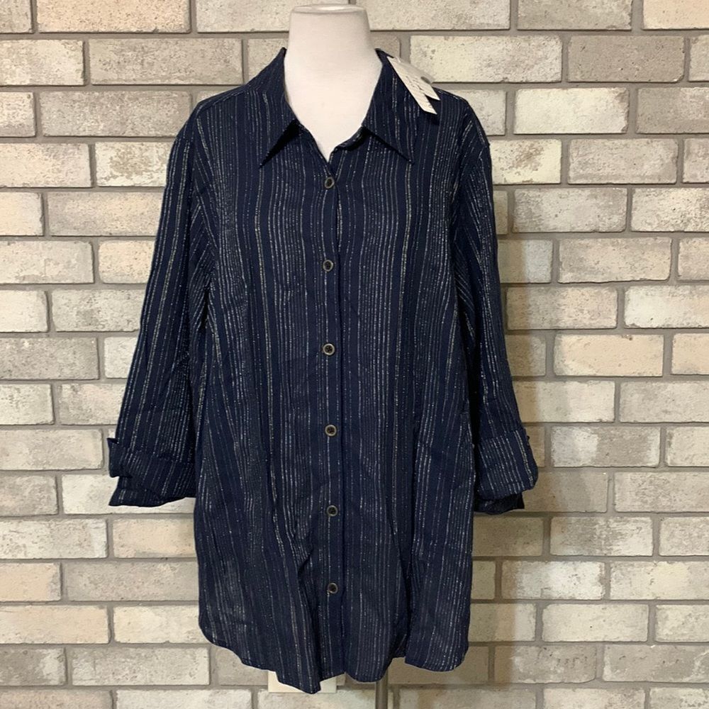 3for$20 NWT button front top 18w/20w